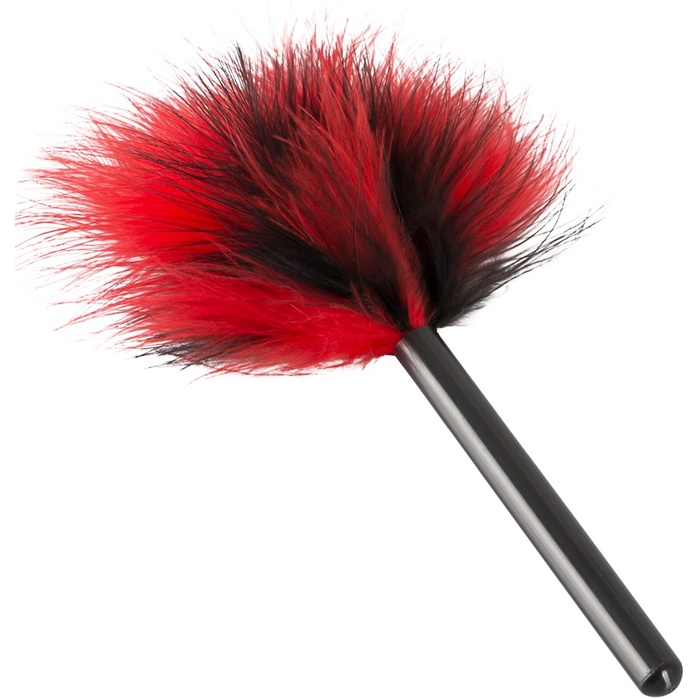 Красно-черная пуховка Mini Feather - 21 см - You2Toys. Фотография 2.