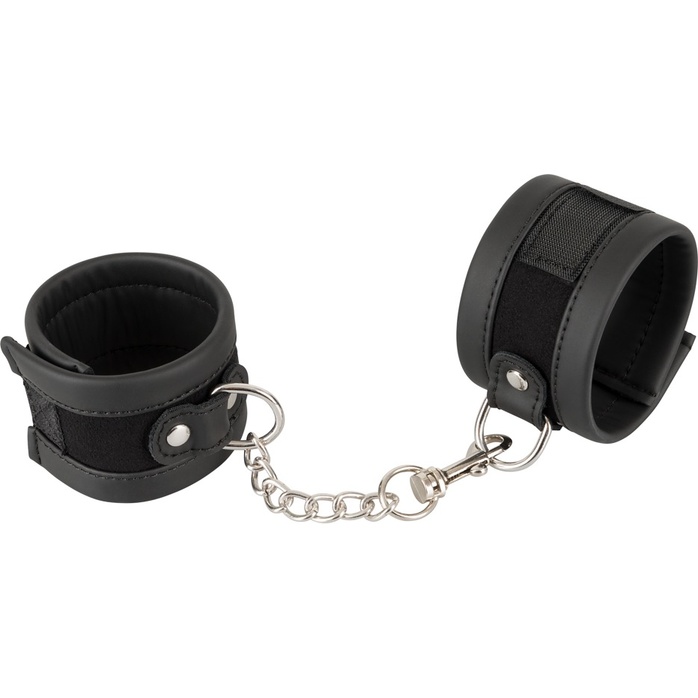 Черные наручники Handcuffs на цепочке - VeganFetish