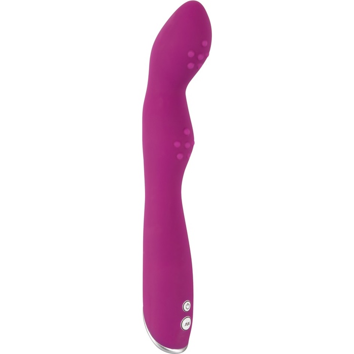 Фиолетовый вибратор A G-Spot Vibrator - 23,5 см - Sweet Smile