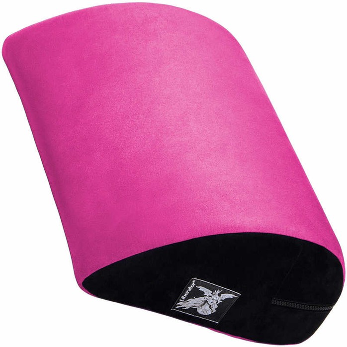 Ярко-розовая замшевая подушка для любви Liberator Retail Jaz Motion. Фотография 3.