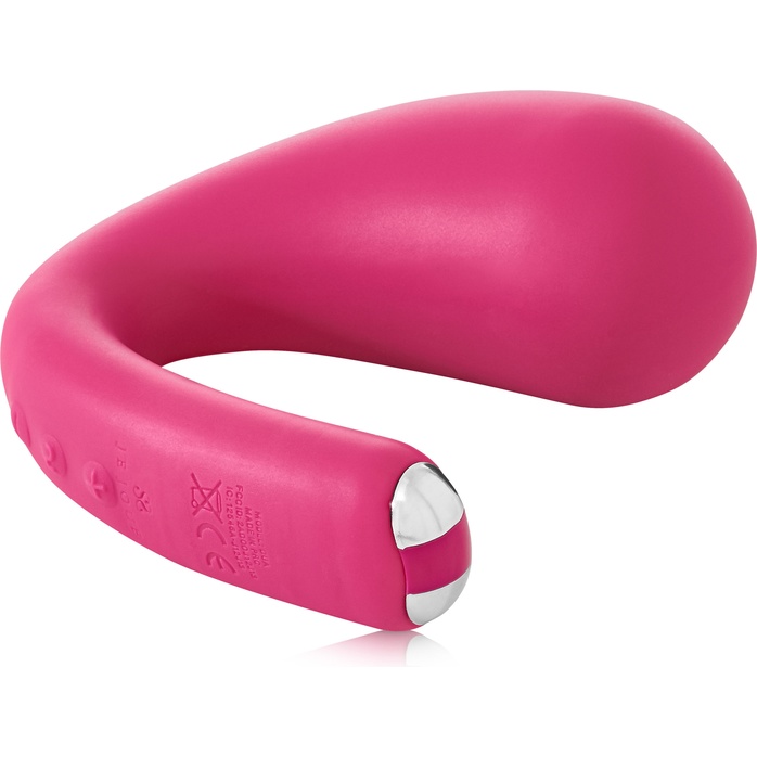 Ярко-розовый вибратор Dua G-spot Clitoral Wearable Vibrator - 17,8 см. Фотография 2.