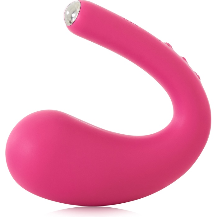 Ярко-розовый вибратор Dua G-spot Clitoral Wearable Vibrator - 17,8 см