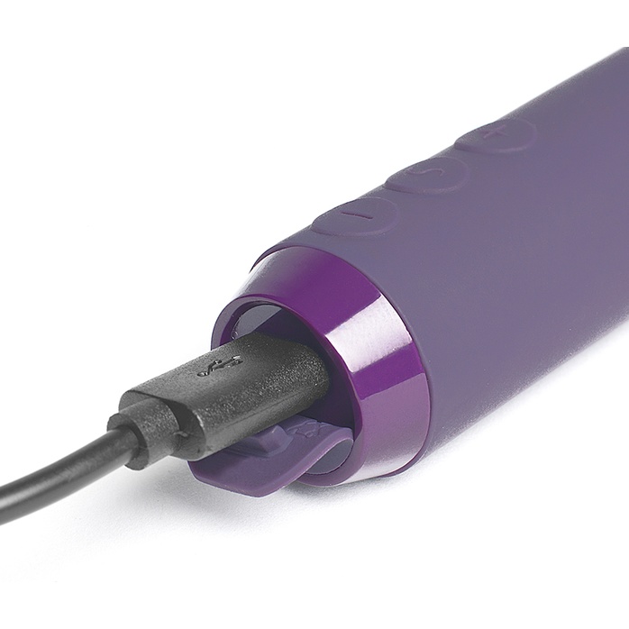 Фиолетовый мини-вибратор G-Spot Bullet - 11,4 см. Фотография 5.