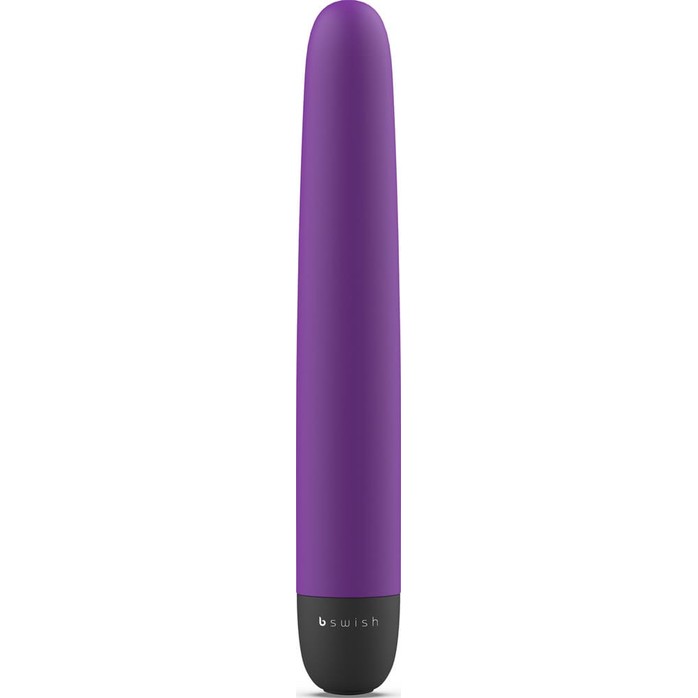 Фиолетовый классический вибратор Bgood Classic - 18 см