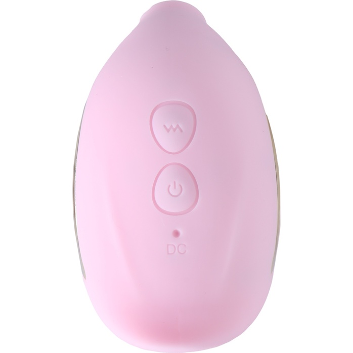 Нежно-розовый клиторальный вибростимулятор-ракушка - Классика секса. Фотография 2.