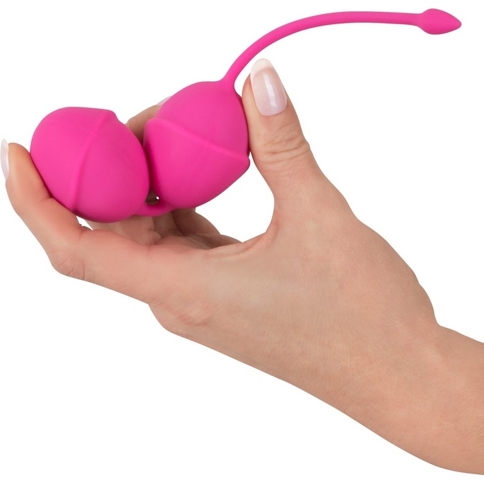 Розовые вагинальные шарики Silicone Love Balls - You2Toys. Фотография 3.