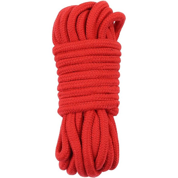 Красная верёвка для любовных игр - 10 м