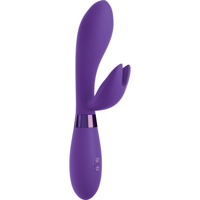 Фиолетовый вибратор-кролик #bestever Silicone Vibrator - 21,2 см - OMG!