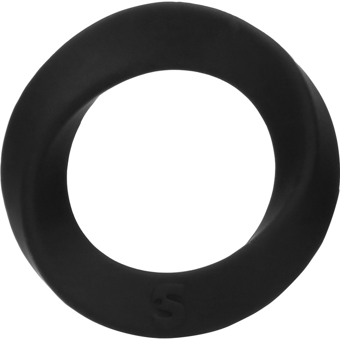 Черное эрекционное кольцо N 85 Cock Ring Large - Sono