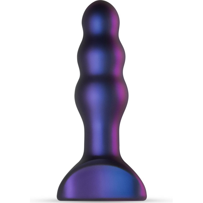 Фиолетовая анальная виброелочка Space Invader - 13,9 см - Hueman