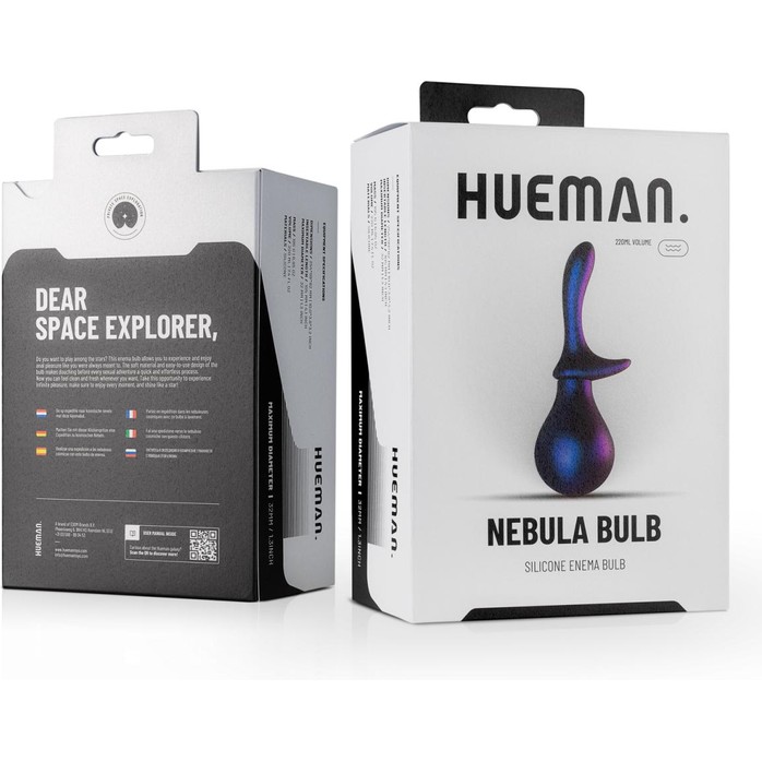 Фиолетовый анальный душ Nebula Bulb - Hueman. Фотография 6.