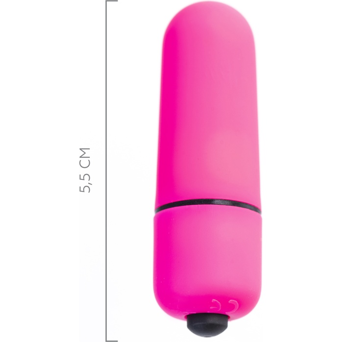 Розовая вибропуля A-Toys Alli - 5,5 см. Фотография 3.