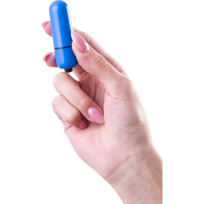 Синяя вибропуля A-Toys Braz - 5,5 см. Фотография 2.