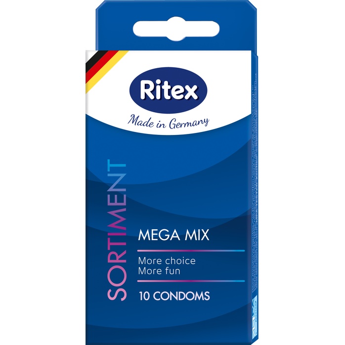 Микс презервативов RITEX SORTIMENT - 10 шт