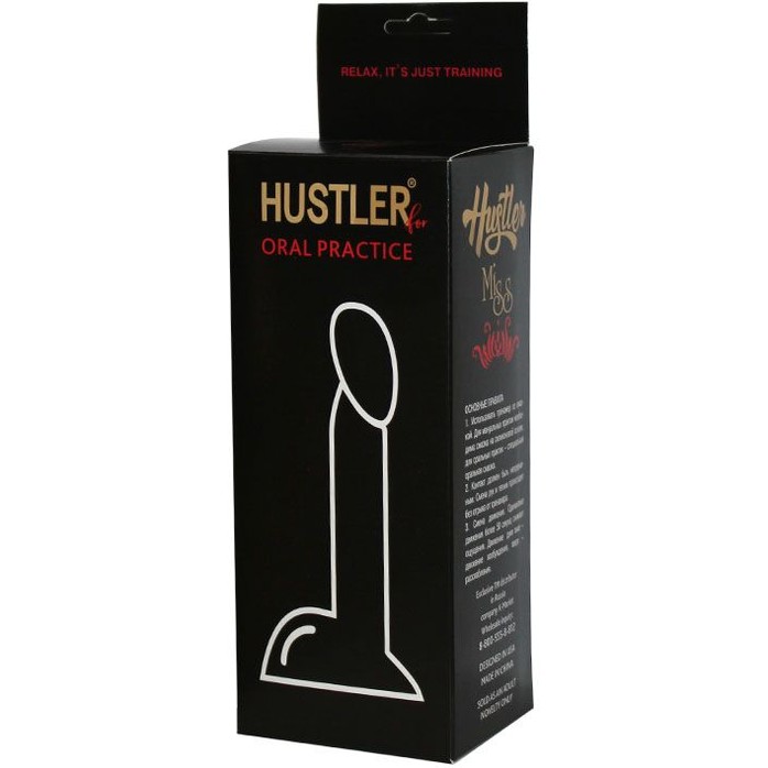 Телесный тренажёр Miss для оральных практик - 21,5 см. Фотография 5.