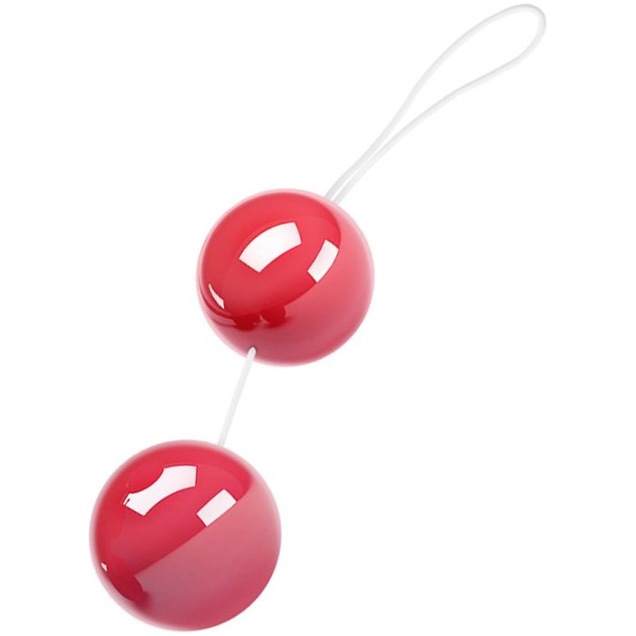 Розовые двойные вагинальные шарики с петелькой. Фотография 3.