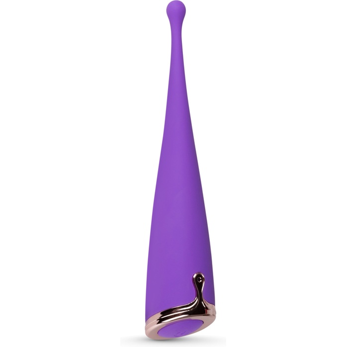 Фиолетовый клиторальный вибратор The Countess Pinpoint Vibrator - 19 см - Royals