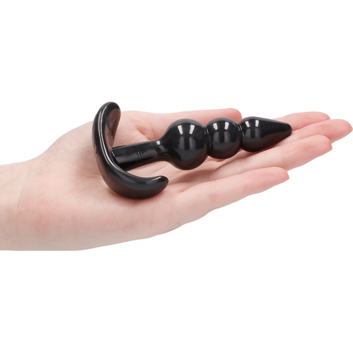 Набор из 4 черных анальных пробок N80 4-Piece Butt Plug Set - Sono. Фотография 2.