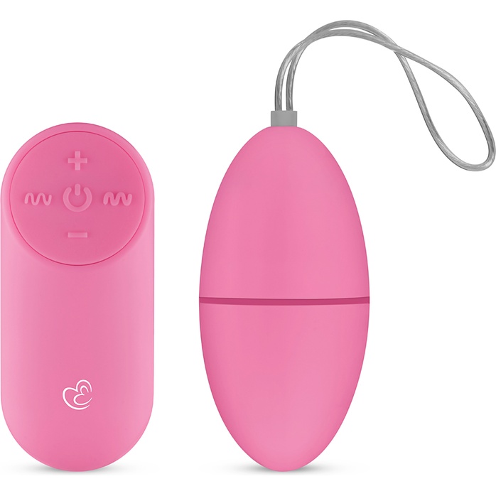 Розовое виброяйцо Vibrating Egg с пультом ДУ - Mini Vibe Collection