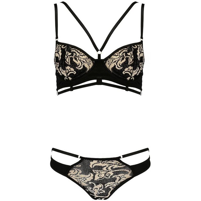 Соблазнительный комплект Victoria с декоративными бретелями. Фотография 3.