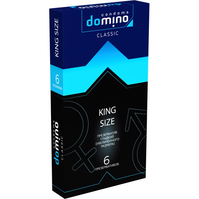 Презервативы увеличенного размера DOMINO Classic King size - 6 шт - Domino Classic