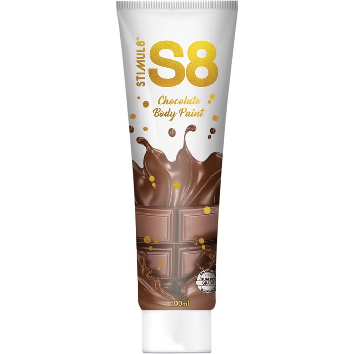 Краска для тела со вкусом шоколада Stimul 8 Bodypaint - 100 мл