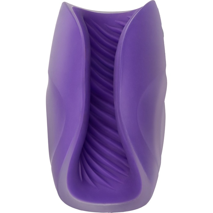 Фиолетовый рельефный мастурбатор Spiral Grip - The Gripper. Фотография 3.