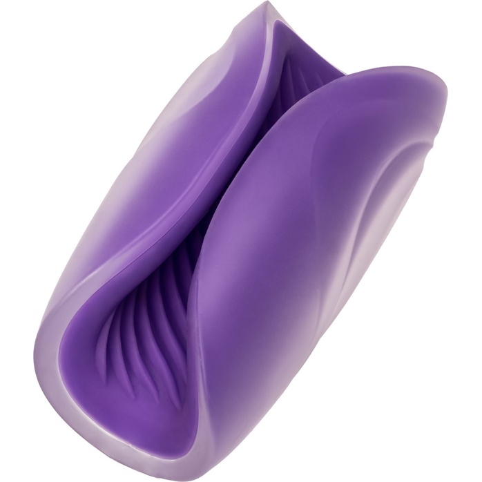 Фиолетовый рельефный мастурбатор Spiral Grip - The Gripper