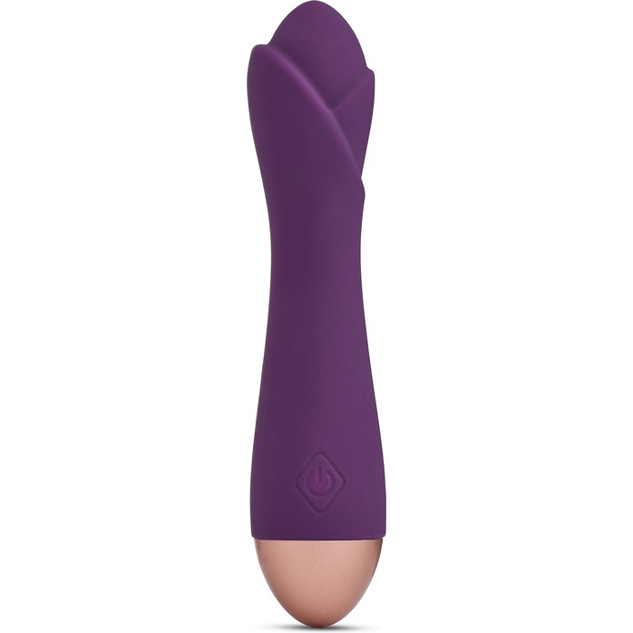 Фиолетовый вибратор Ooh La La Flower Vibrator - 18 см