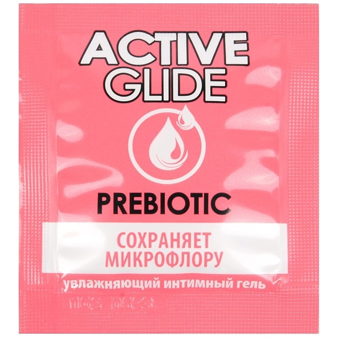 Лубрикант на водной основе Active Glide с пребиотиком - 3 гр - Одноразовая упаковка