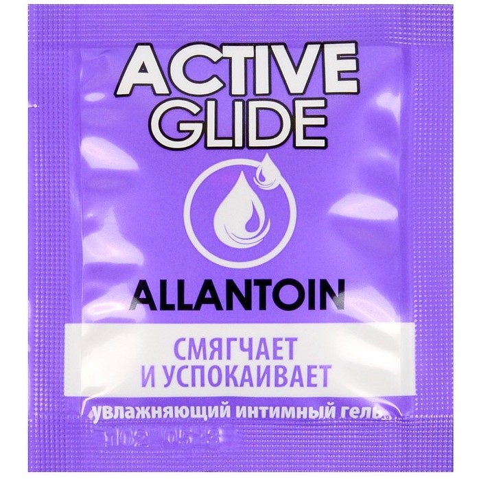 Лубрикант на водной основе Active Glide с аллантоином - 3 гр - Одноразовая упаковка