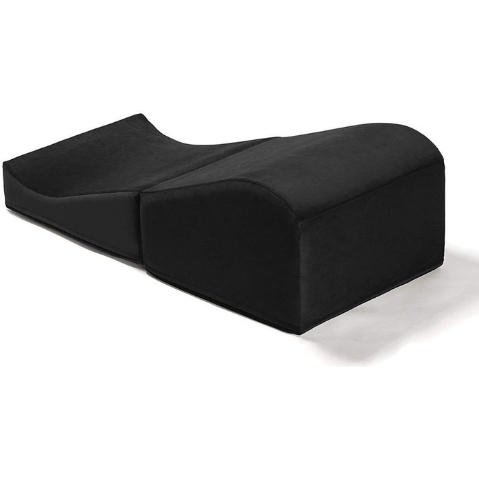 Черная большая вельветовая подушка для любви Liberator Retail Flip Ramp. Фотография 2.
