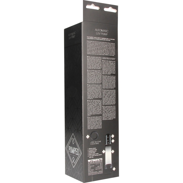 Черная автоматическая вакуумная помпа Premium Automatic Pump Luv Pump - PUMPED. Фотография 8.