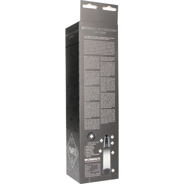 Черная вакуумная помпа Premium Automatic Pump Luv Pump - PUMPED. Фотография 7.