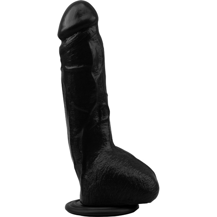 Черный фаллоимитатор Brunet Trick Penis - 22,5 см - Rubicon