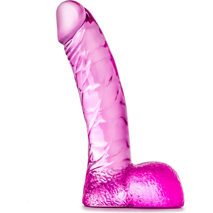 Ярко-розовый фаллоимитатор Ding Dong - 14 см - Naturally Yours