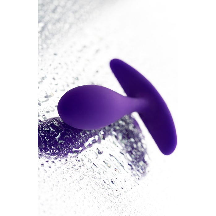 Фиолетовая удлиненная анальная втулка - 7,2 см. Фотография 8.