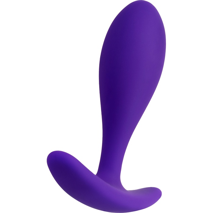 Фиолетовая удлиненная анальная втулка - 7,2 см