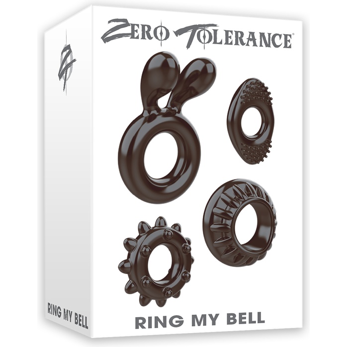 Набор из 4 эрекционных колец различной формы и размера RING MY BELL. Фотография 4.