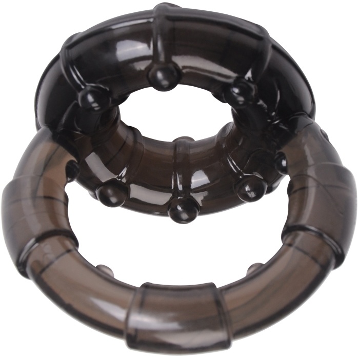Дымчатое двойное эрекционное кольцо Dual Enhancement Ring - GK Power
