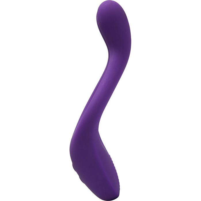 Фиолетовый вибростимулятор Bendable Multi Erogenous Zone Massager with Remote. Фотография 2.