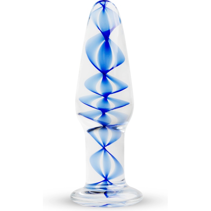 Прозрачная стеклянная пробка Glass Buttplug No.23 - 10,5 см - Gildo