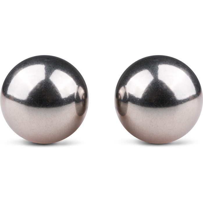 Серебристые вагинальные шарики Ben Wa Balls - Geisha Collection