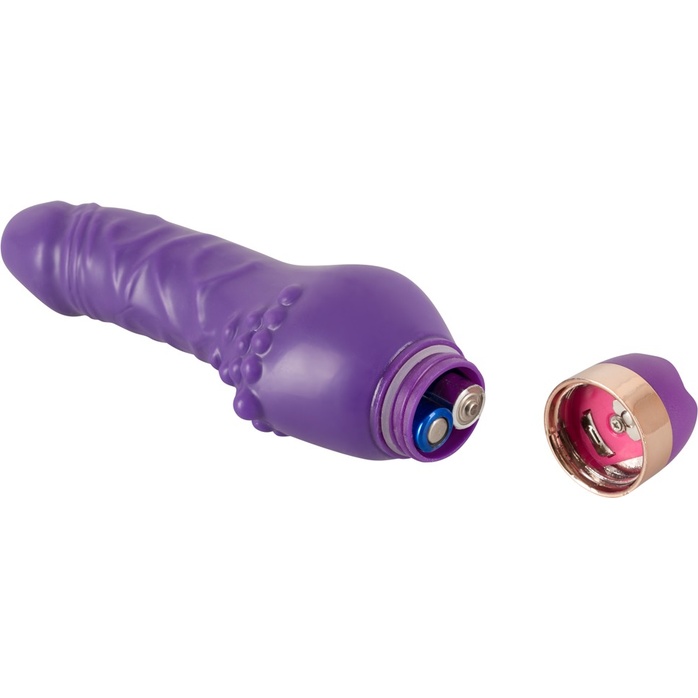Фиолетовый вибратор Minivibrator с шипиками - 16 см - You2Toys. Фотография 6.