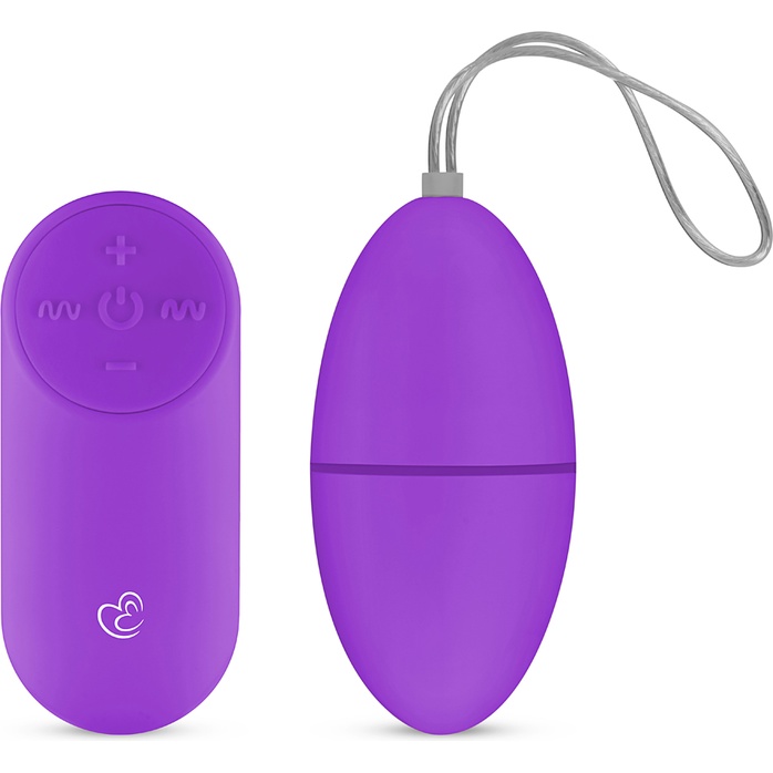 Фиолетовое виброяйцо Vibrating Egg с пультом ДУ - Mini Vibe Collection