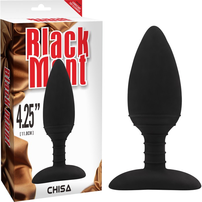 Черная анальная вибровтулка Anal Libido - 12,2 см - Black Mont. Фотография 2.
