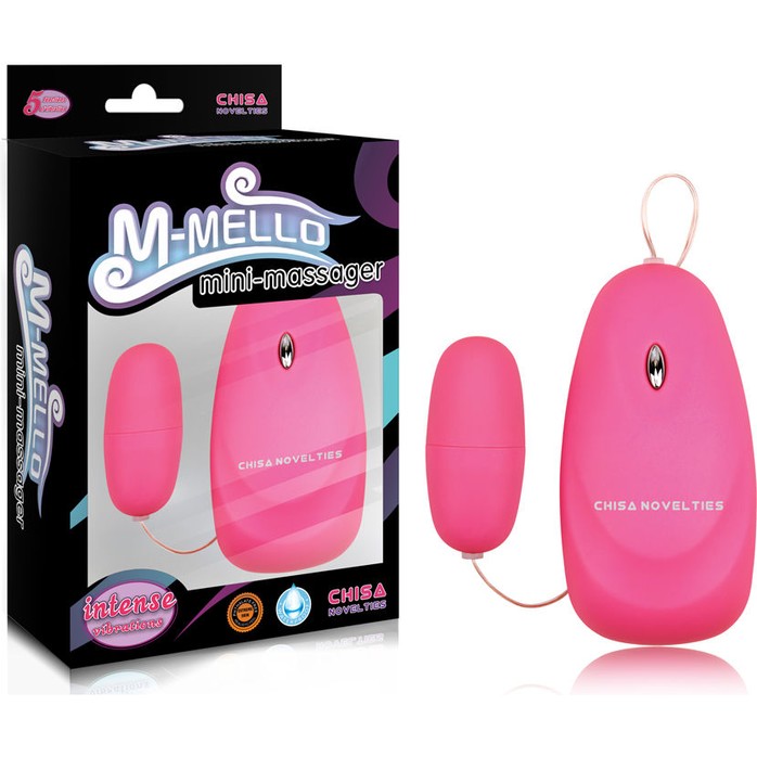 Розовое виброяйцо M-Mello Mini Massager - M-Mello. Фотография 2.
