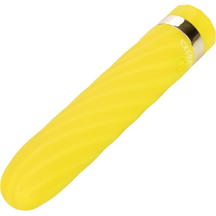 Желтая перезаряжаемая вибропуля Slay #SeduceMe - 12 см - Slay. Фотография 3.