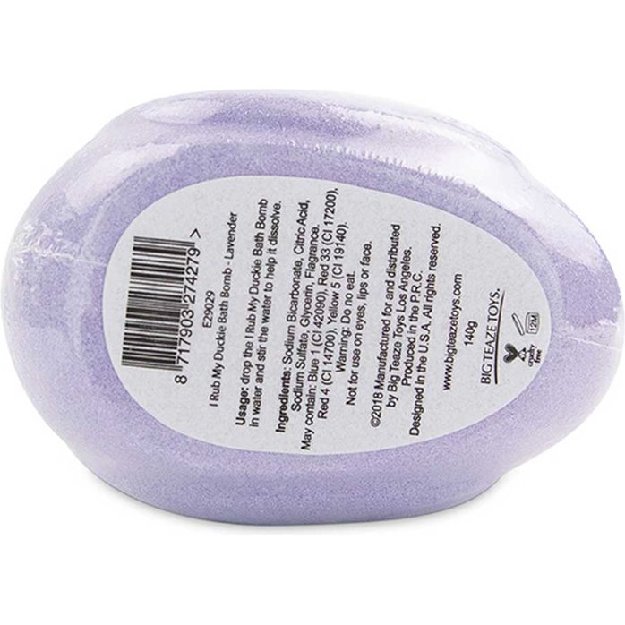 Бомба для ванны I Rub My Duckie Lavender с ароматом лаванды. Фотография 2.
