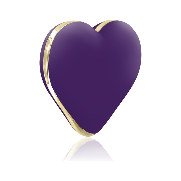 Фиолетовый вибратор-сердечко Heart Vibe